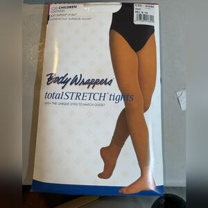 Childrens Body Wrappers Footless Tights in White C33    93280